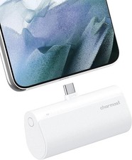 Charmast Mini Power Bank USB C 5000mAh,20W PD 18W QC USB C Battery Pack 