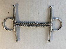 Used Korsteel Stainless Full Cheek Double Twisted Wire Snaffle Bit 5" Mouth