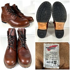 Red Wing Men  s Beckman 9016 Leather Boots Brown USA Size 11 D MADE IN USA VGC