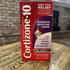 Cortizone-10 Maximum Strength 1% Hydrocortisone Moisturizing Anti-Itch Cream 1oz