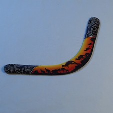 Australia Made Returning Boomerang Kangaroo Real Wood 17 inches
