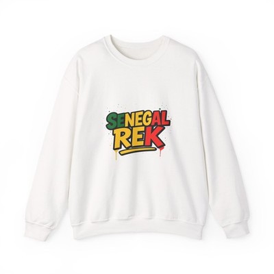 Senegal Rek Sweater, Dakar Fashion Senegalese Flag Teranga Wolof Sweatshirt 