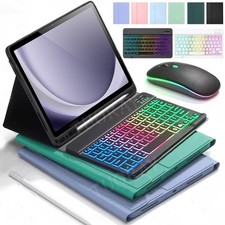Backlit Keyboard Case With Mouse Samsung Galaxy Tab A9+ S10 Lite S9 FE S8 S6Lite