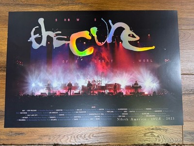 THE CURE Tour Poster 2023 tour dates | eBay