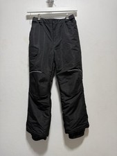 Swiss Tech Snow Pants Boy s Size 7/8 Black Cargo Pocket Water Resistant