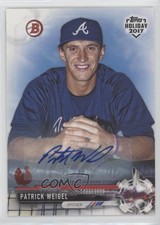2017 Topps Holiday Bowman Turkey Auto 24/35 Patrick Weigel #TH-PW Auto 6i4