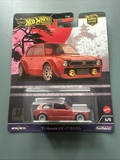 Hot Wheels Car Culture Japan Historics 4 Red 1973 Honda Civic Custom