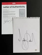 Michael Jackson Signed Blank Page PSA/DNA LOA Large Bold King Of Pop RARE !