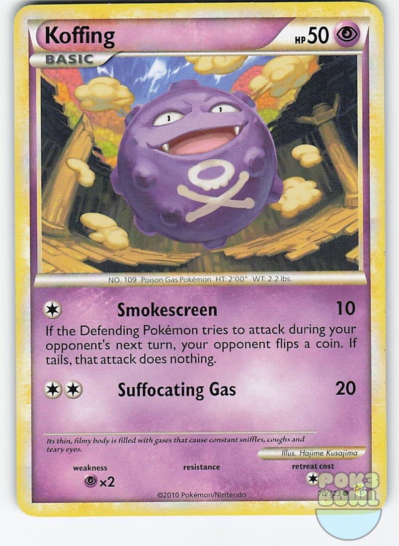 Koffing 70/123 Diamond & Pearl: HeartGold & SoulSilver Pokemon Near Mint