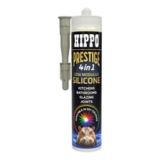 Hippo Prestige 4-in-1 Silicone Sealant - 54 Bespoke Colours - 300ml Cartridge