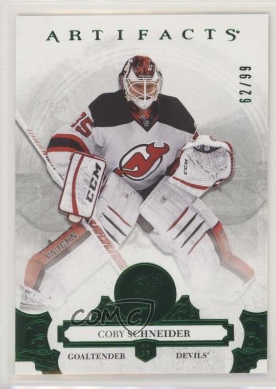 2017-18 Upper Deck Artifacts Emerald 62/99 Cory Schneider #19 0j4n