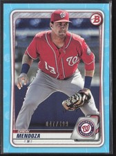 2020 Bowman #BP-71 Drew Mendoza Prospect Sky Blue #/499