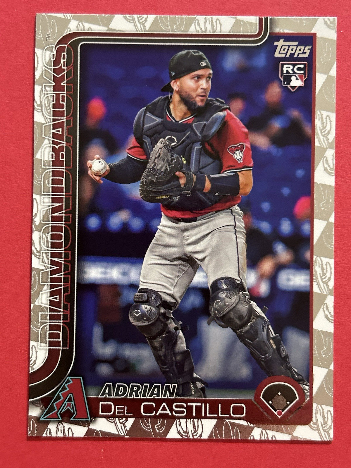 Adrian Del Castillo 2025 Topps (RC, SP) Rookie Spring Training Cactus Foil #226