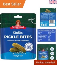 Tangy Sweet Classic Pickle Bites - Convenient 50g Pouch for Instant Enjoyment