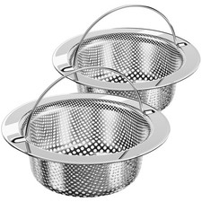 Kitchen Sink Strainer, Stainless Steel Sink Drain Strainer, Dishwasher Safe, ...