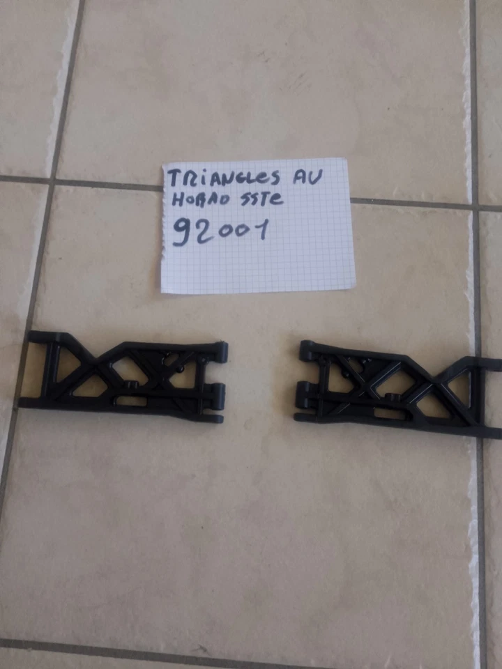 Hobao Triangles arrière SST/SSTE 1:8 Nitro Pièces détachées 92005 Noir - Photo 2/3