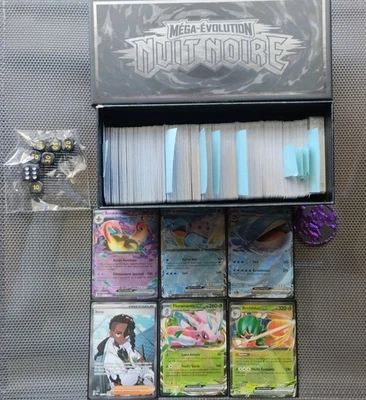 Lot +490 Carte Pokémon Nuit Noire Équilibre Parfait Flammes Fantasmagoriques... - Photo 1/4
