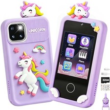 Kids Smart Phone for Girls, Kid Phones with Camera and Touchscreen, Dinosaur Toy