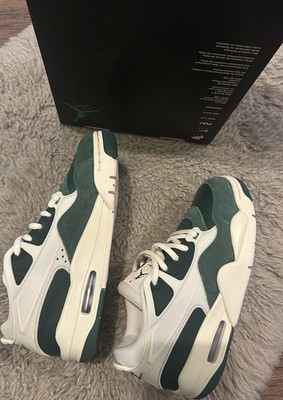 Nike Air Jordan 4 RM Sneaker  Weiß Grün Leder Wildleder Mesh Low Top EU 36