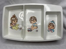 Vintage Gerber Electric Baby Food Warmer Dish / Divided Warming Tray