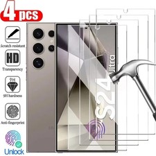 4X Tempered Glass Screen Protector For Samsung Galaxy S24 to S26 Ultra