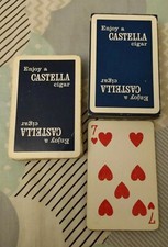 Vintage Playing Cards Advertising Castella Cigars By John Waddington, Complete.