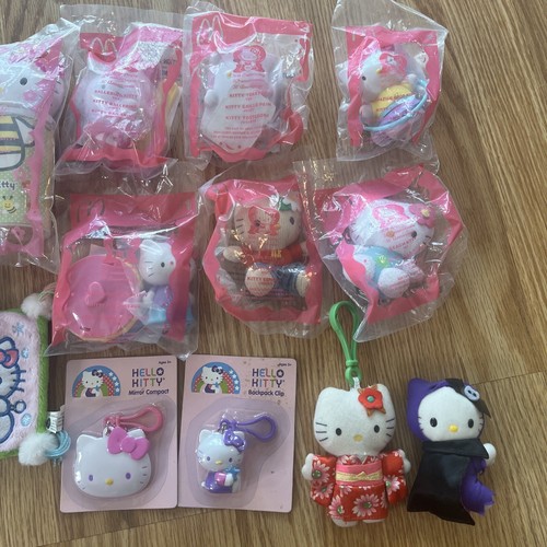 Lot Of Vintage Hello Kitty McDonalds Happy Meal Toys & Misc Sanrio Toys Plushies - Picture 4 of 4