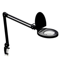 Pemberly Row Fluorescent Magnifier Task Lamp In Black on sale Pemberly Row Fluorescent Magnifier Task Lamp In Black on sale