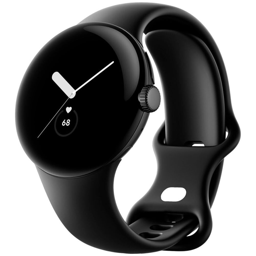 Google Pixel Watch Smartwatch 41mm w/ Obsidian Active Band [LTE] - Black