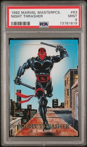 1992 Marvel Masterpieces #63 Night Thrasher PSA MINT 9 73781619