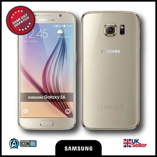 Samsung Galaxy S6 32GB SM-G920F Unlocked 4G Android Smartphone Colours Grade A - Picture 4 of 12