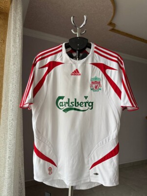 LIVERPOOL 2007 2008 AWAY FOOTBALL SOCCER SHIRT ADIDAS 694745