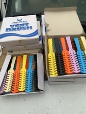 LOTTO “7 file spazzola per capelli sfiato”L👀K “ 10 scatole da 12 spazzole” colori assortiti