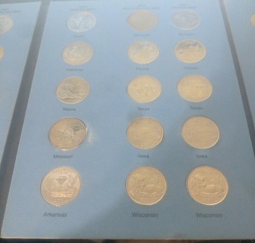 2002 TO 2005 P & D UNC. STATE QUARTER COLLECTION in Whitman Album - Picture 3 of 12