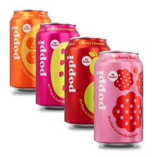 Flavored Sparkling Drink Pack 12 Cans 12 Flavors Low Sugar ACV Refreshment