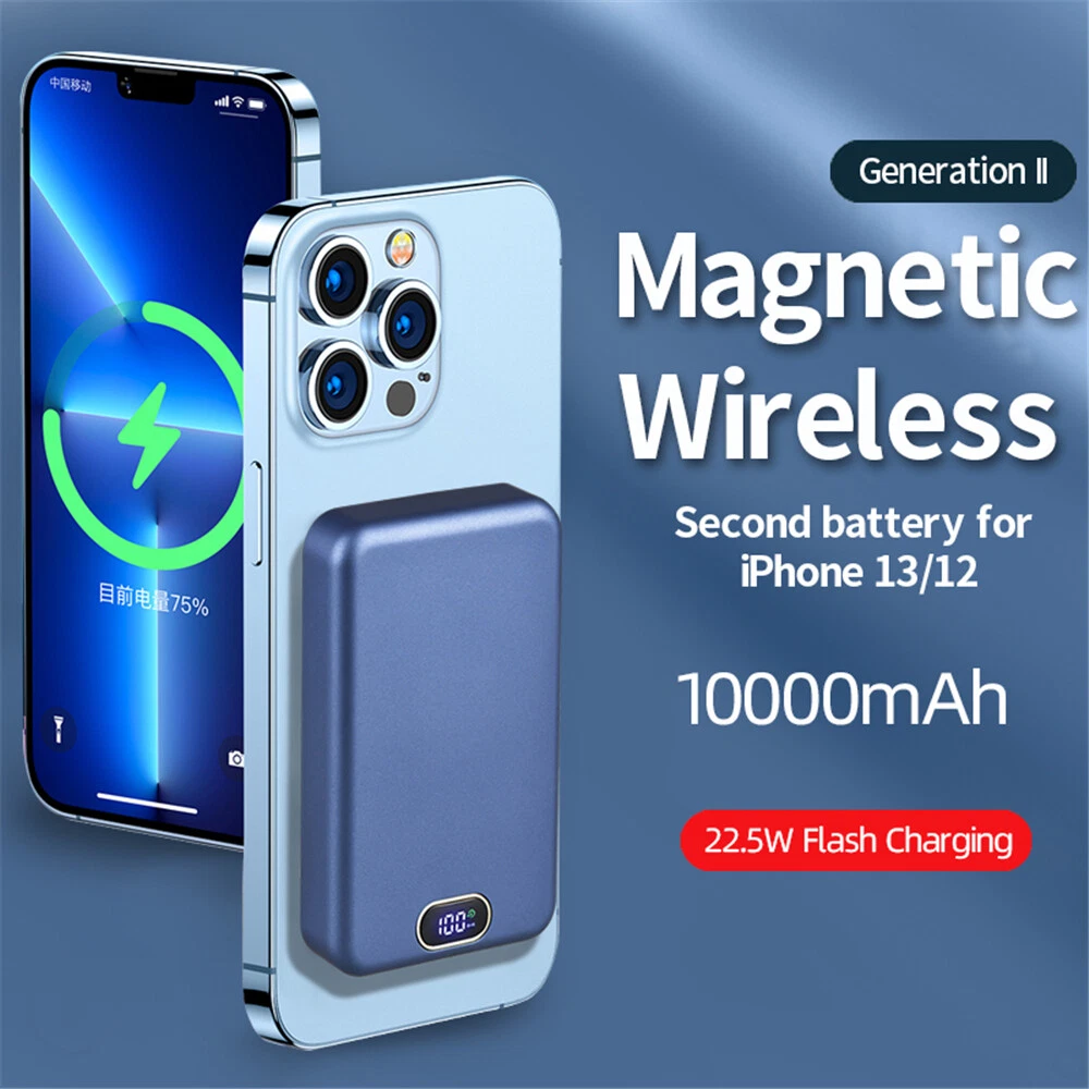 Macsafe Power Bank 15W Wireless Fast Charge for Xiaomi Samsung iPhone  External Battery Pack Magnetic Powerbank Portable Charger - AliExpress