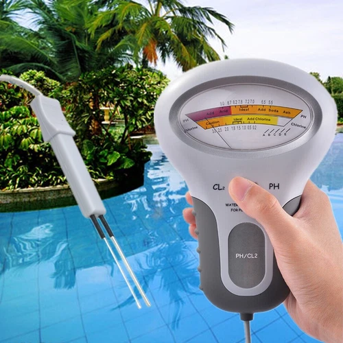 Elektronischer Wassertester für Chlor und pH-Wert Pool Messgerät Wasserqualität - Bild 9 von 12