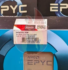 New Sealed Retail AMD EPYC 7261 2.5GHz 8 core SP3 PS7261BEV8RAF NO VENDOR LOCK!