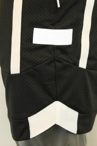 Puma MEN COURT SIDE MESH RELAXED BASKETBALL SHORTS BLACK/WHITE 530329-03 - Picture 4 of 10