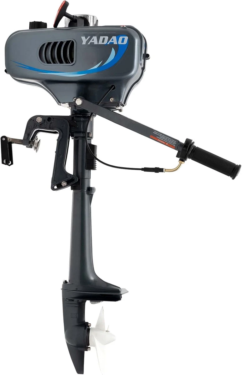 Motore Fuoribordo A Benzina 2 Tempi 3.6 CV – Raffreddato Ad Acqua – Gambo Corto 40 Cm Per Gommoni