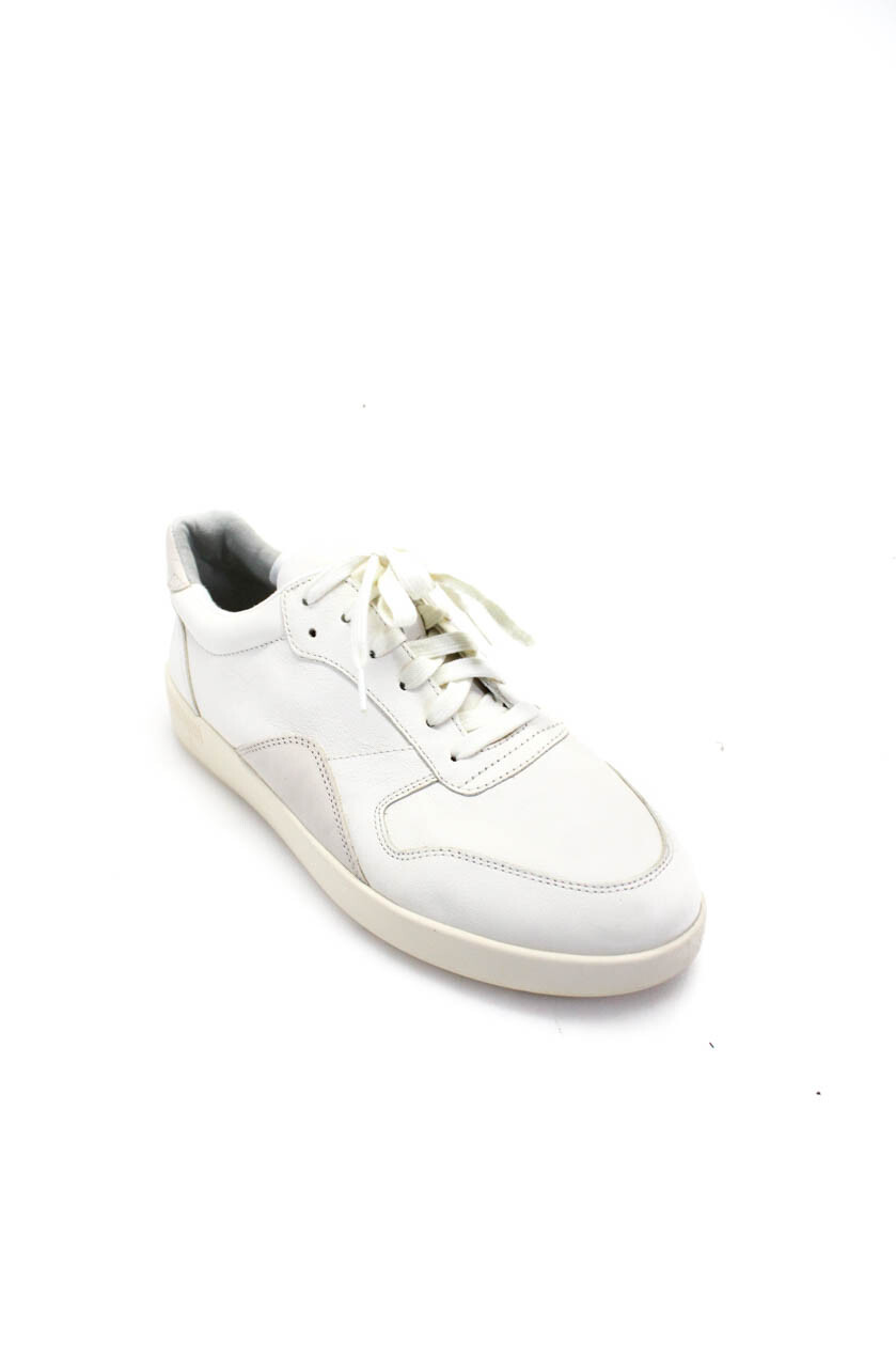 Everlane Womens Leather Tennis Shoes White 9.5 Gem