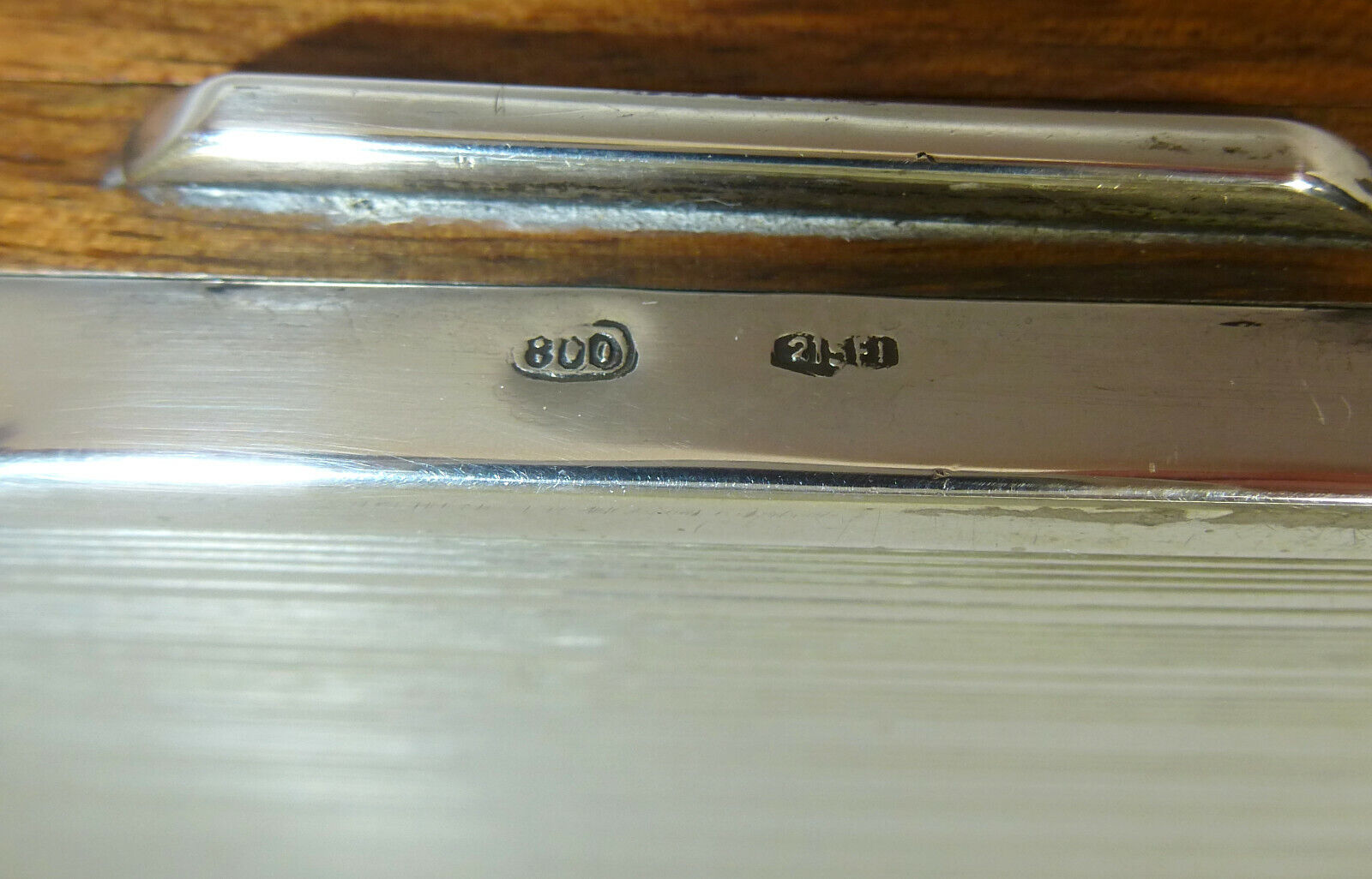 Details zu  Schatulle Dose um 1900 Holz 800er Silber Prato Italien Bombenkauf Sofortlieferung