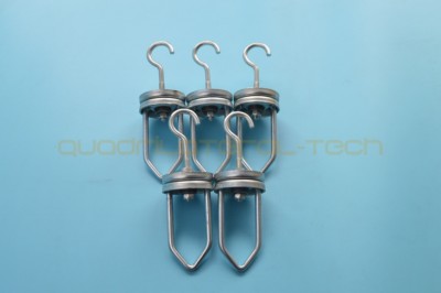 5PCS 360° Rotating Spinner Hooks Powder Coating Paint Cerakote Hanging High  Heat UK