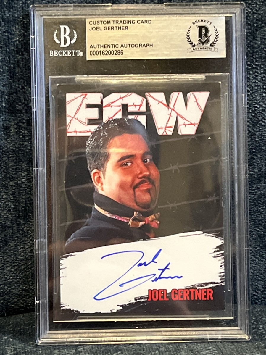 Joel Gertner ECW signed card wwe wwf wrestling autographed Beckett