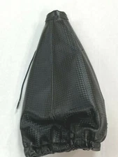 NEW BLACK CARBON LEATHER SPORT GEAR SHIFT KNOB SHIFTER BOOT COVER GAITOR GB-3031