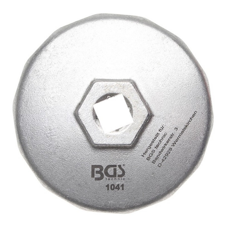 chiave buss. alluminio x filtro olio 74mm x 14 lati - codice bgs1041 FBGS1041 BG