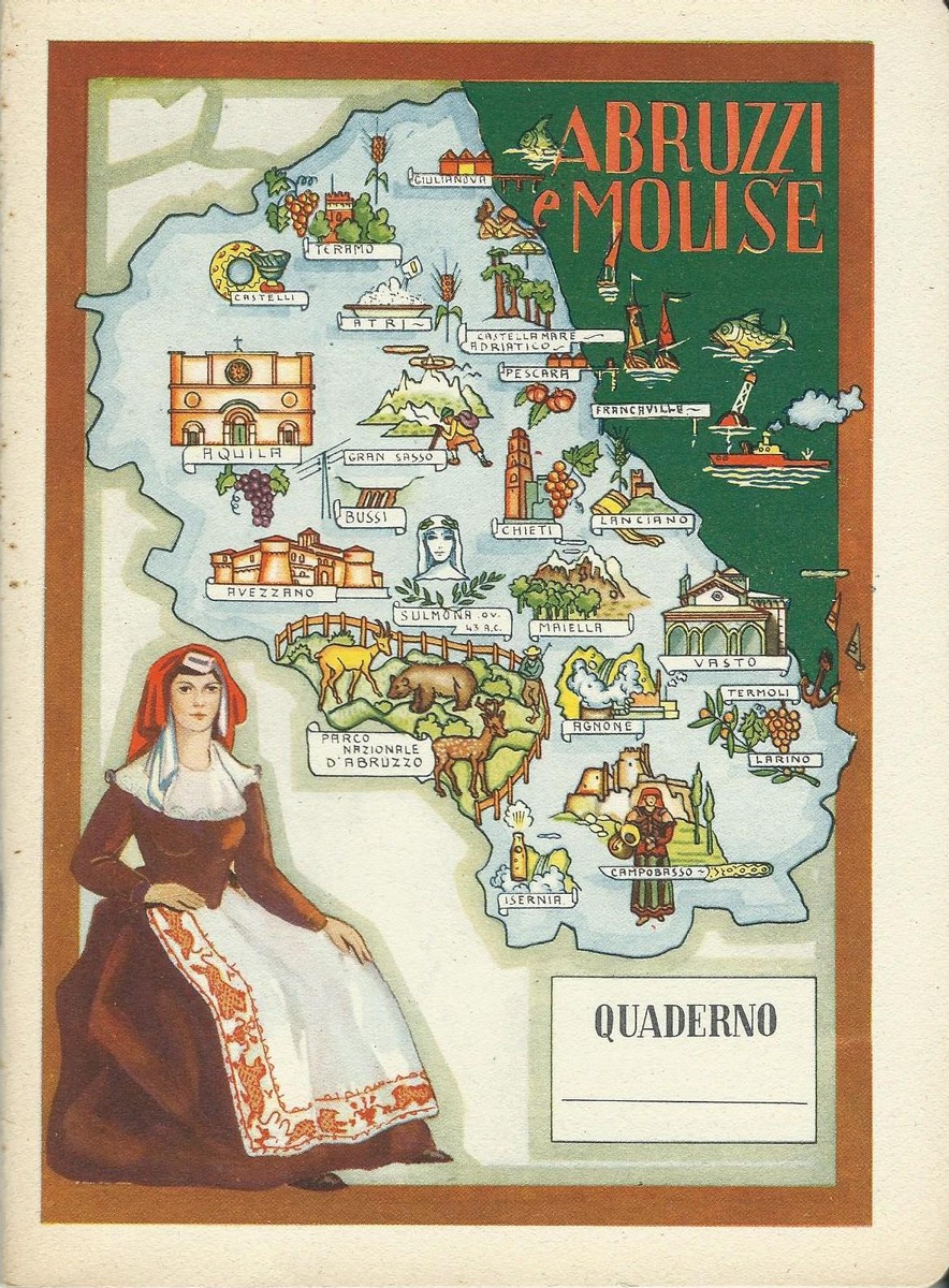 Mazzeo Campobasso Mazzeo Giocattoli Volantino Quaderno Con Cartina