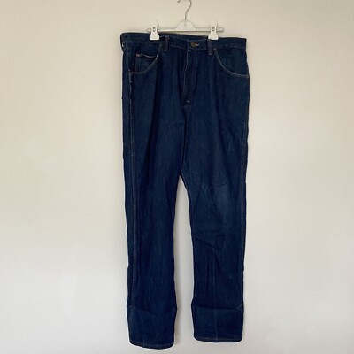 Vintage Wrangler Rugged Wear Jeans USA Made 80s 90s 14oz Denim