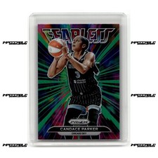 2022 Panini Prizm WNBA - Fearless Candace Parker #15 Green Prizm SP
