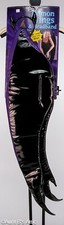 Demon Wings Huge 48" Assorted Black Vinyl Padded Wired Wings W/ Headband